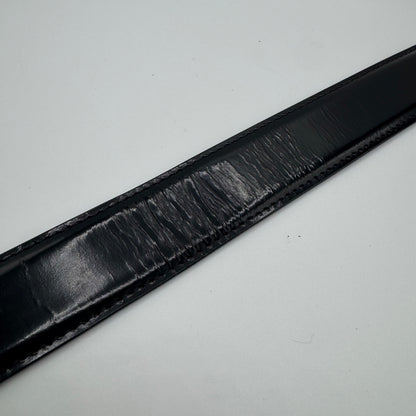 Gianni Versace Medusa Gürtel – Schwarzes Leder