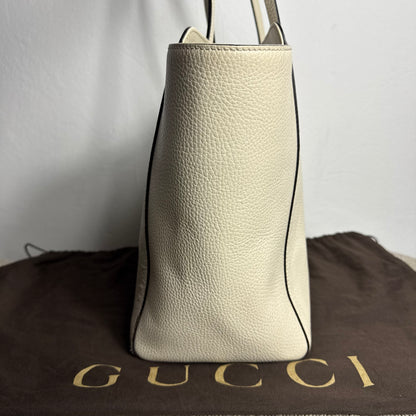 Gucci Swing Medium Tote Beige / Off-White