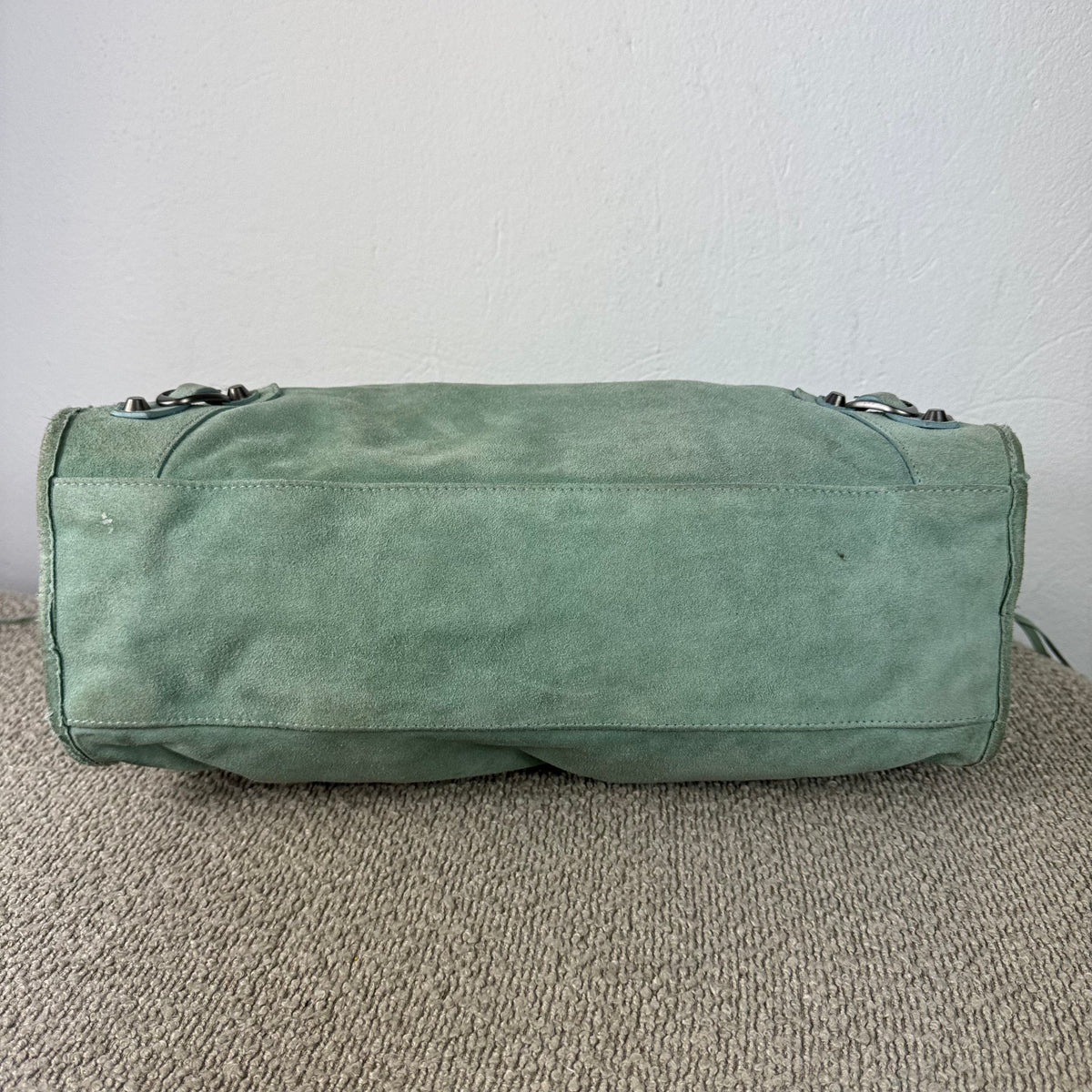 Balenciaga Classic City – Wildleder Mintgrün