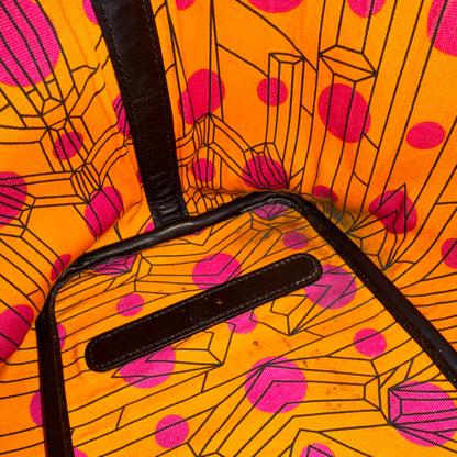 MCM Liz Reversible Shopper Medium Visetos Weiß