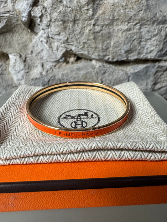Hermès Armreif Uni – Orange Fruité