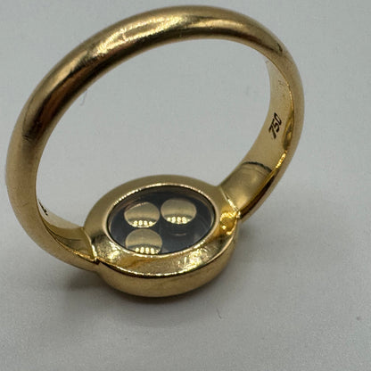 Chopard Happy Diamonds Ring 750 Gold mit 3 Diamanten