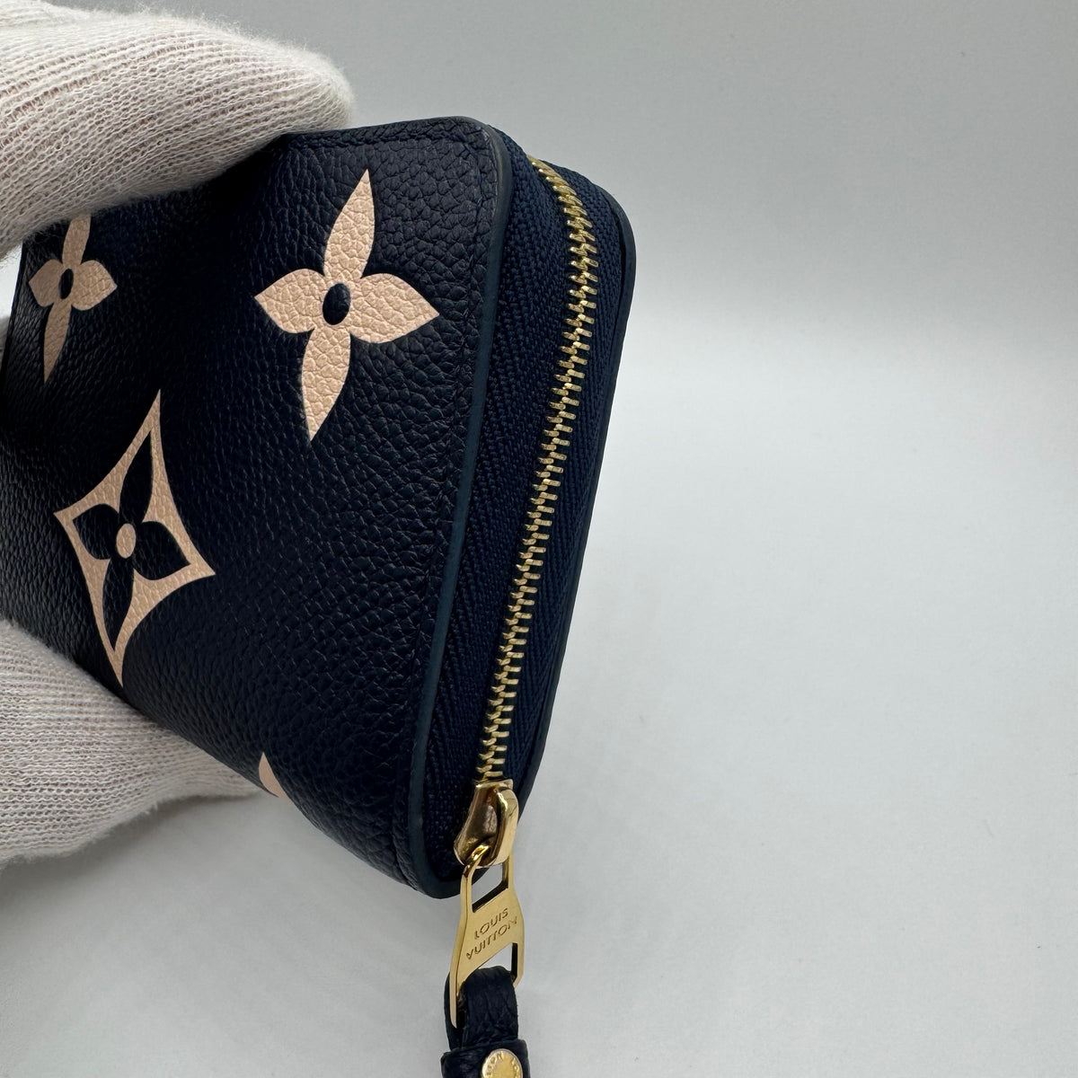 Louis Vuitton Zippy Geldbeutel – Monogram Empreinte Giant – Dunkelblau
