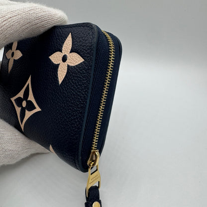 Louis Vuitton Zippy Geldbeutel – Monogram Empreinte Giant – Dunkelblau