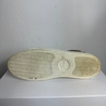 Chloé Lauren Lace Sneaker – Dark Grey (Size 41)