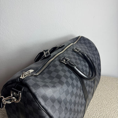 Louis Vuitton Keepall 45 Bandoulière – Damier Graphite