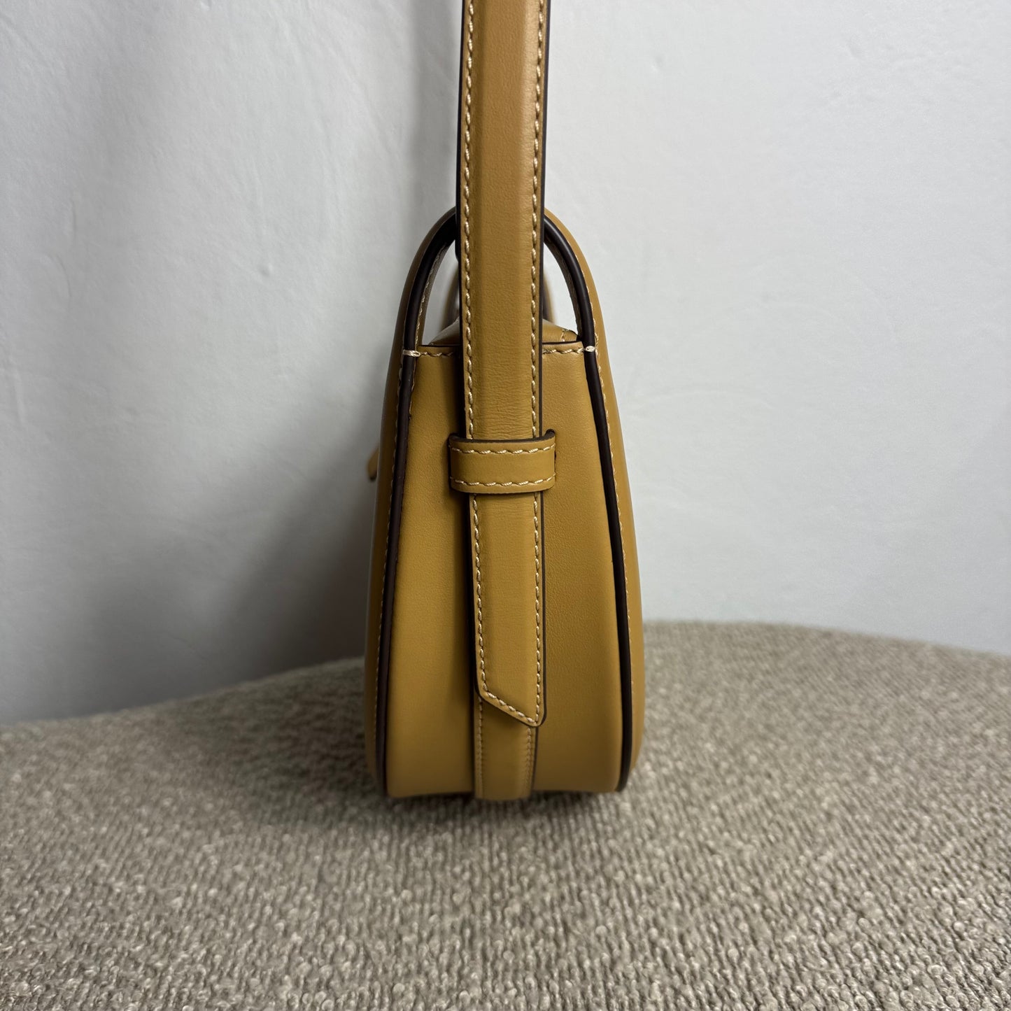 Polène Numéro Dix Camel Genarbtes Leder
