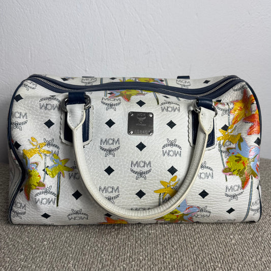 MCM Boston Bag Weiß – Special Edition