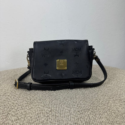 Vintage MCM Crossbody Tasche – Schwarz