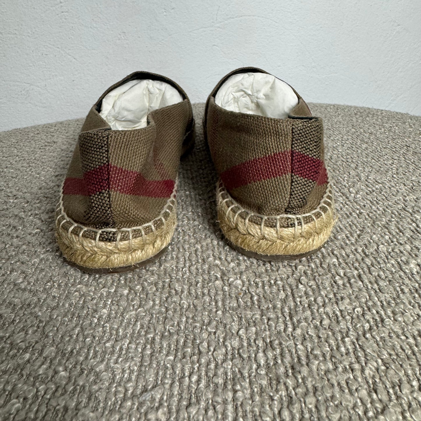 Burberry Espadrilles Schuhe – Icon Check – Gr. 38,5