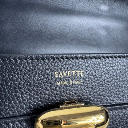 Savette "Symmetry Slim" Pochette Schwarz