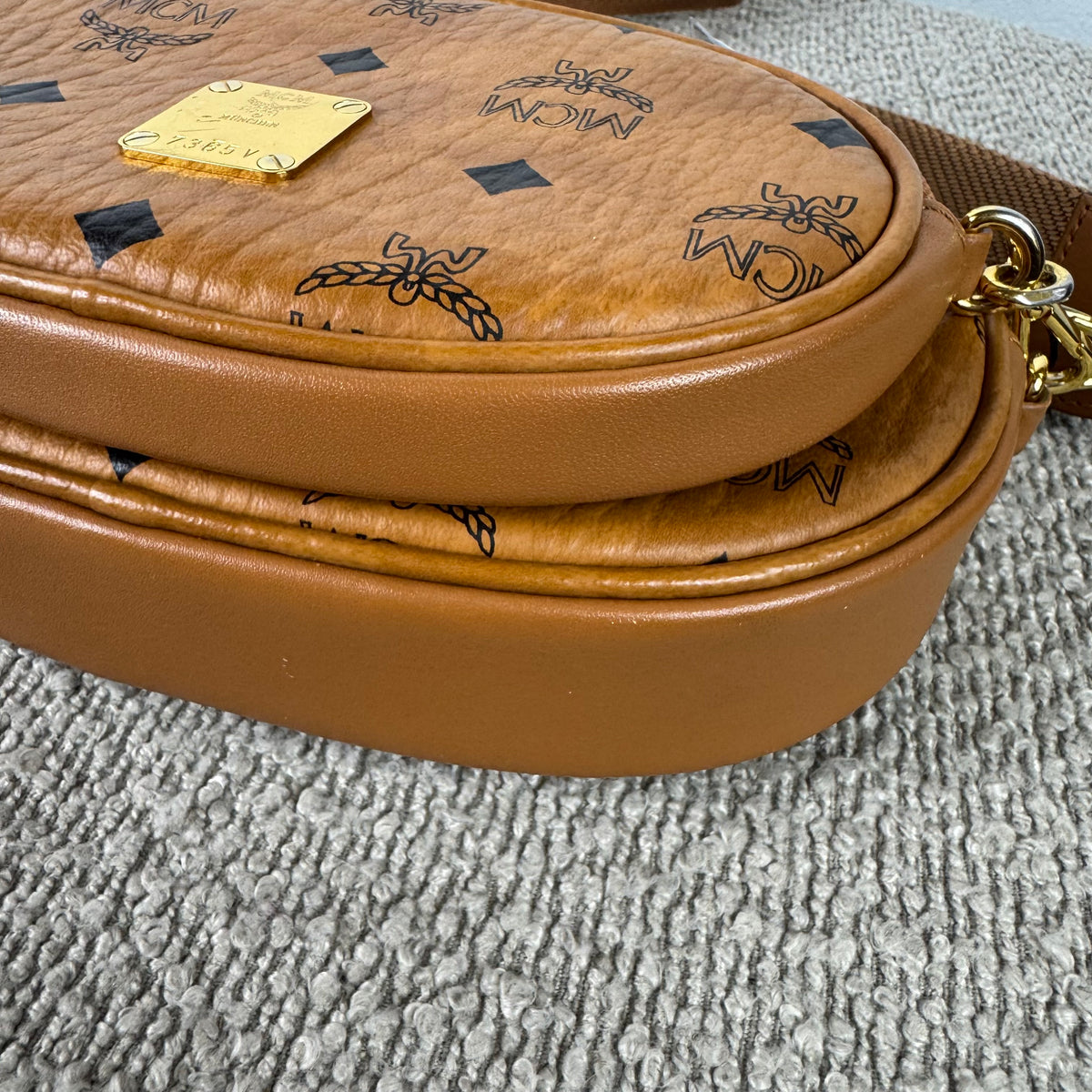 MCM Multi Pochette Crossbody Tasche 3-in-1 – Visetos Cognac