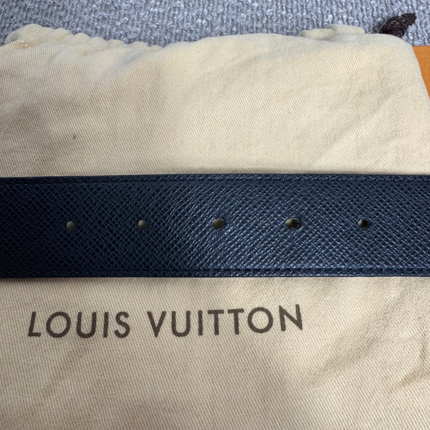 Louis Vuitton Gürtel Inventeur Damier Graphite Black/Grey