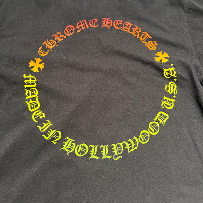 Chrome Hearts Gradient Horseshoe Pocket T-Shirt Schwarz Gr. M