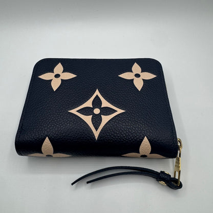 Louis Vuitton Zippy Geldbeutel – Monogram Empreinte Giant – Dunkelblau