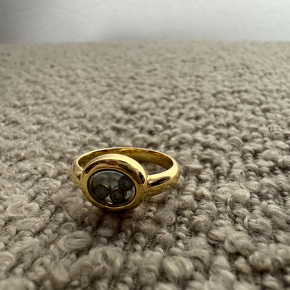 Chopard Happy Diamonds Ring 750 Gold mit 3 Diamanten