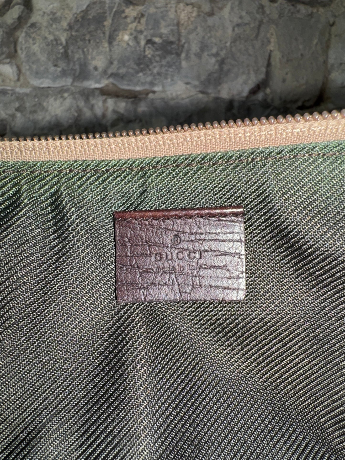 Gucci Boat Pochette GG Canvas 07198