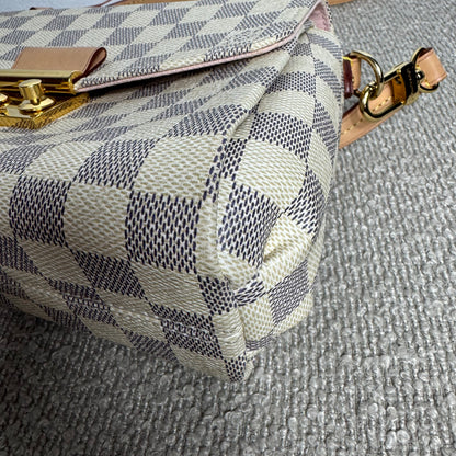 Louis Vuitton Damier Azur Croisette Satchel-Tasche