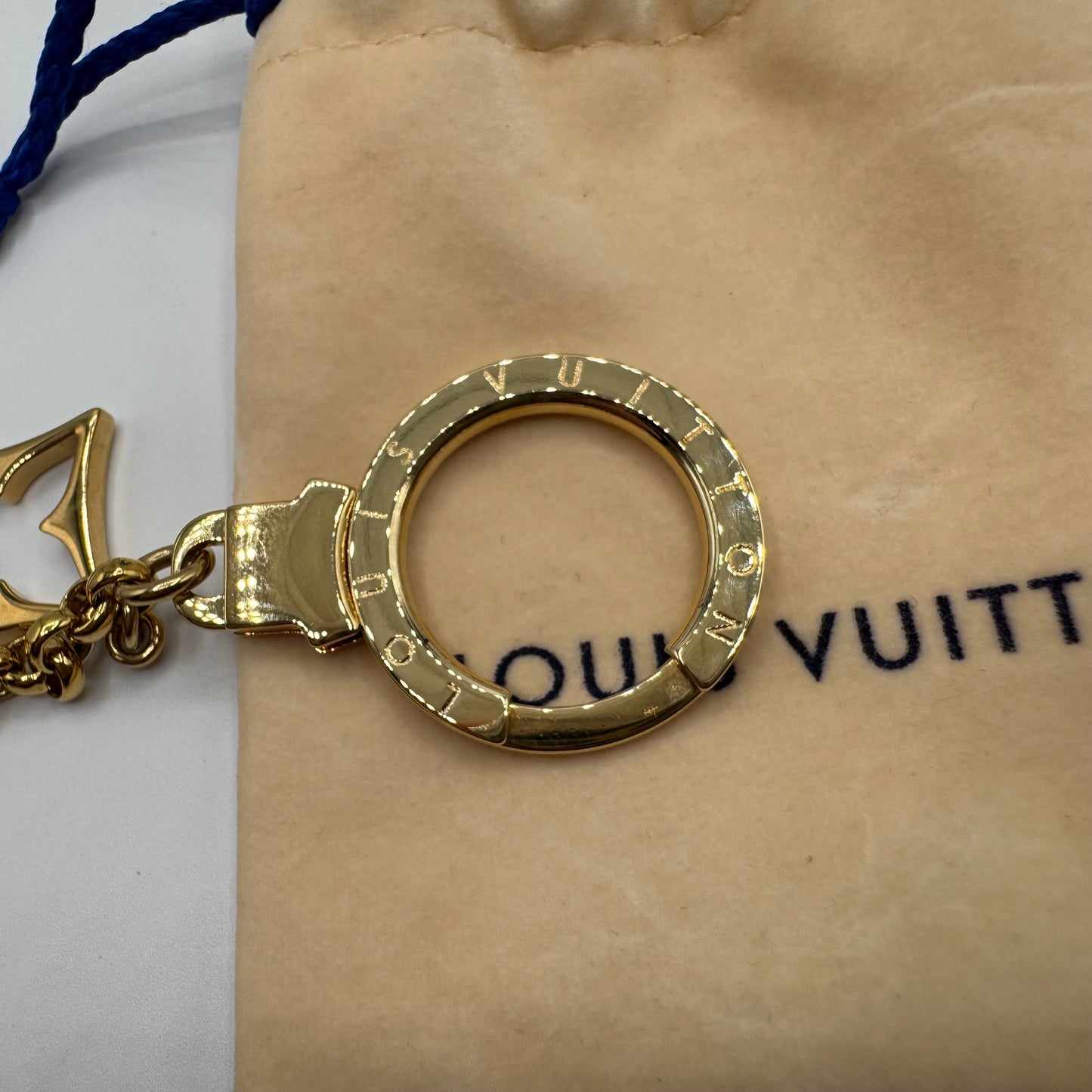 Louis Vuitton Fleur de Monogram Taschenschmuck mit Kette