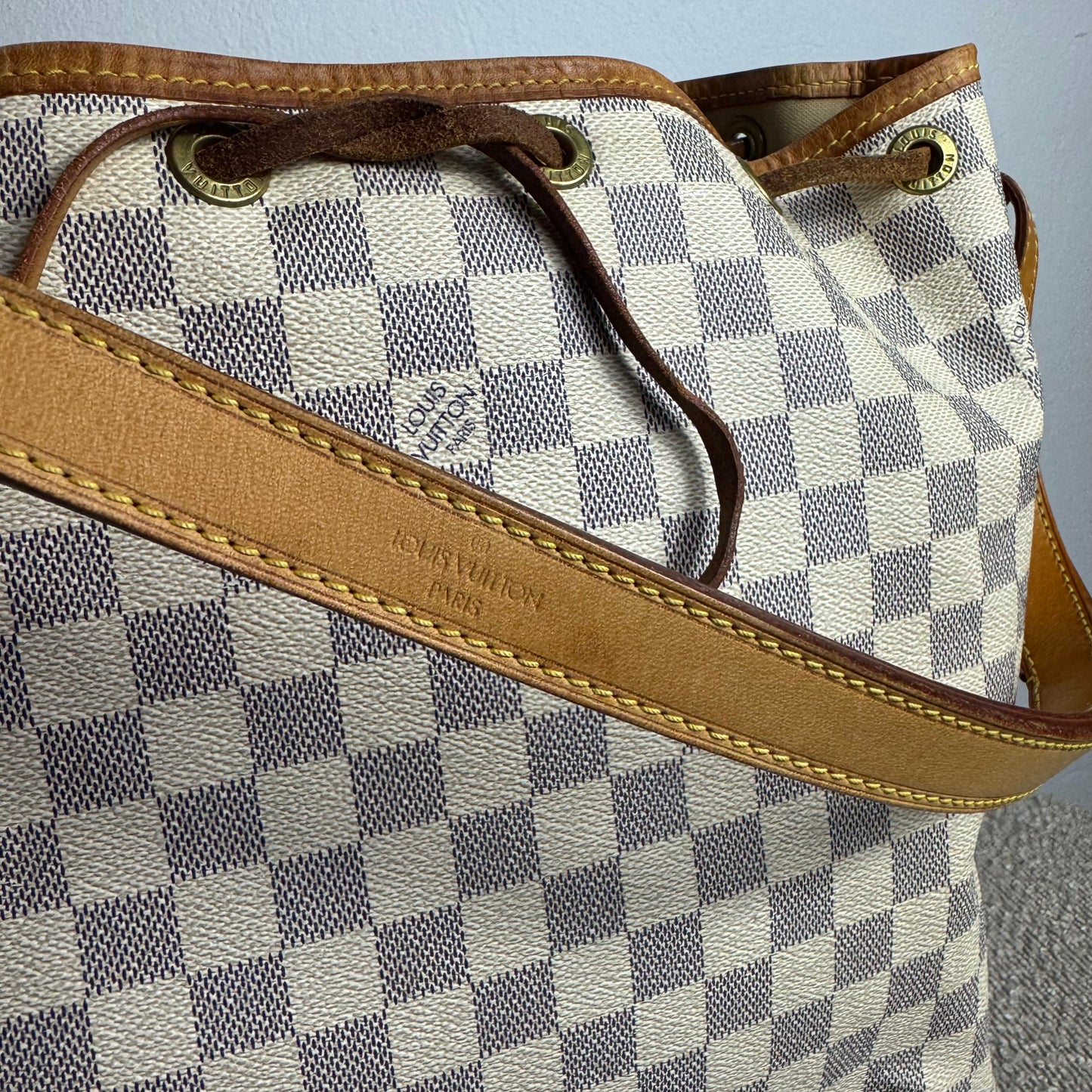 Louis Vuitton Sac Noe Grande Damier Azur