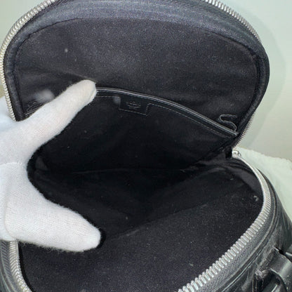 MCM Rucksack Schwarzes Leder