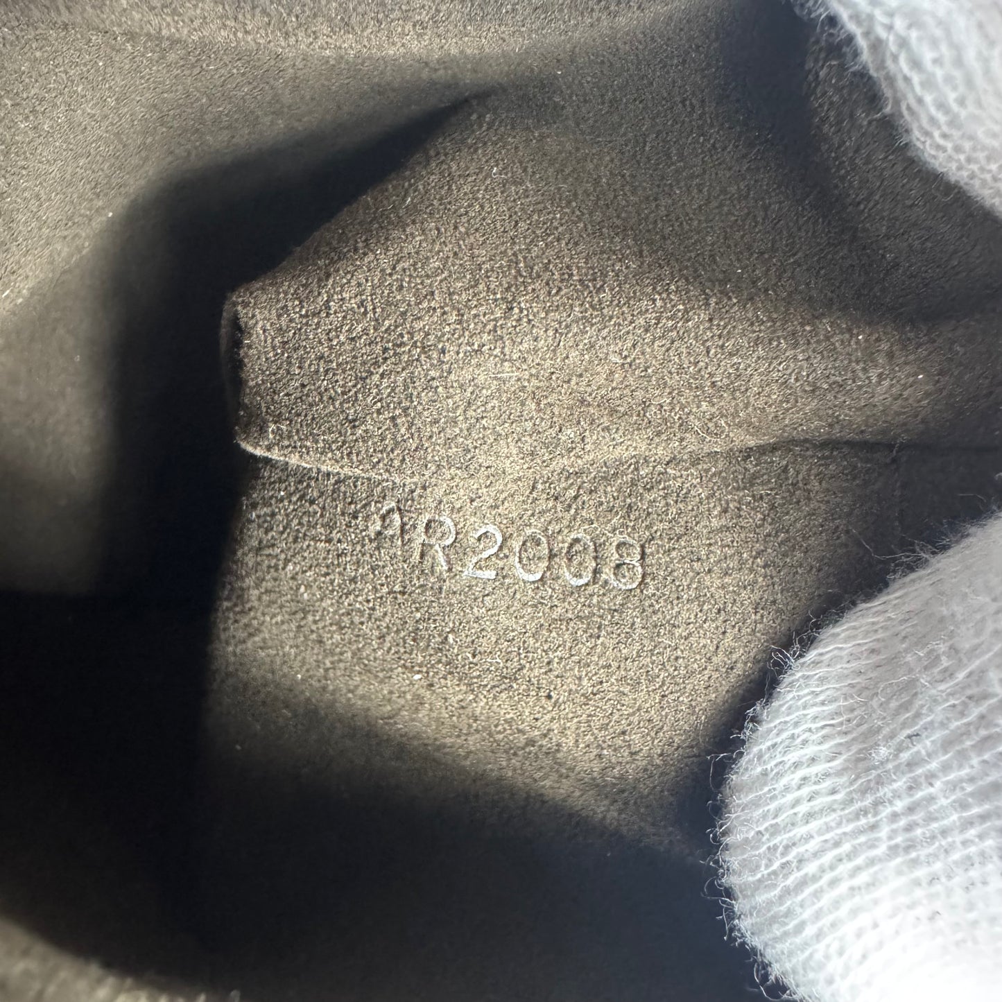 Louis Vuitton Mahina XS Noir Perforated Hobo Bag