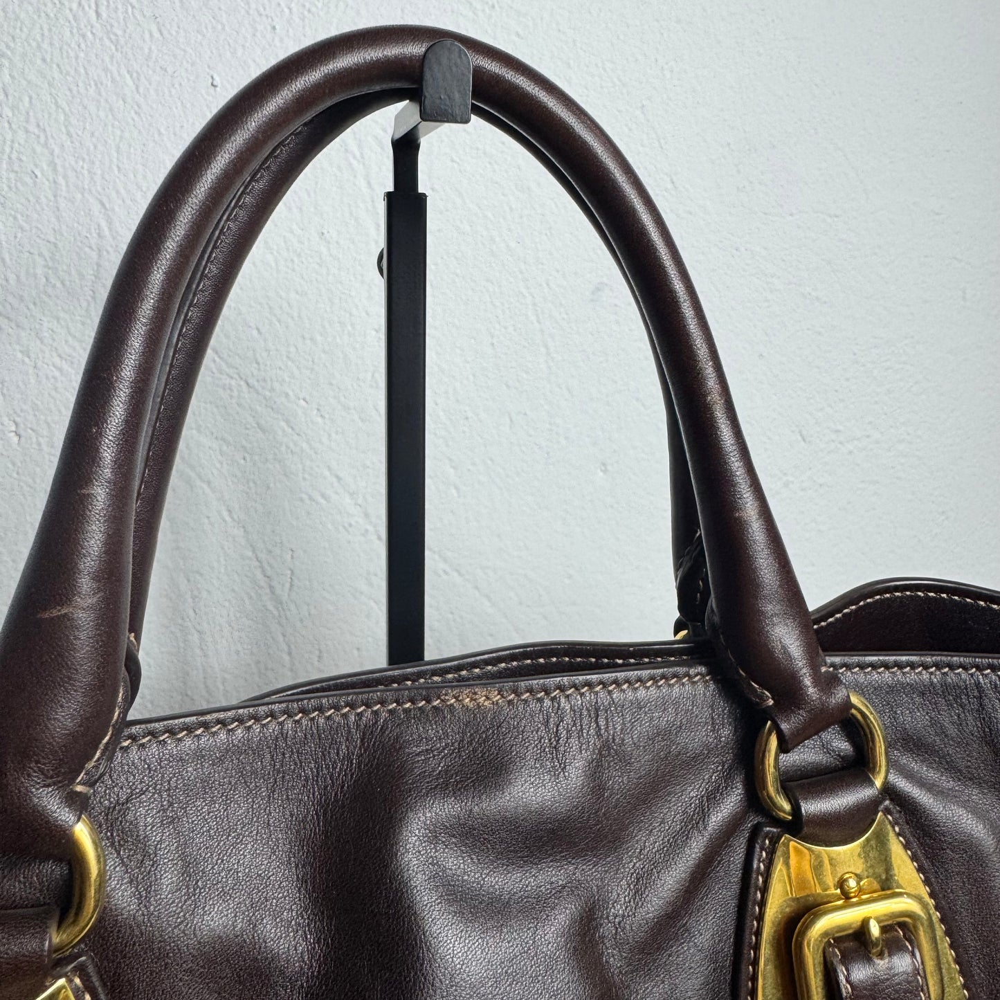 Prada Vitello Daino Tote – Leder
