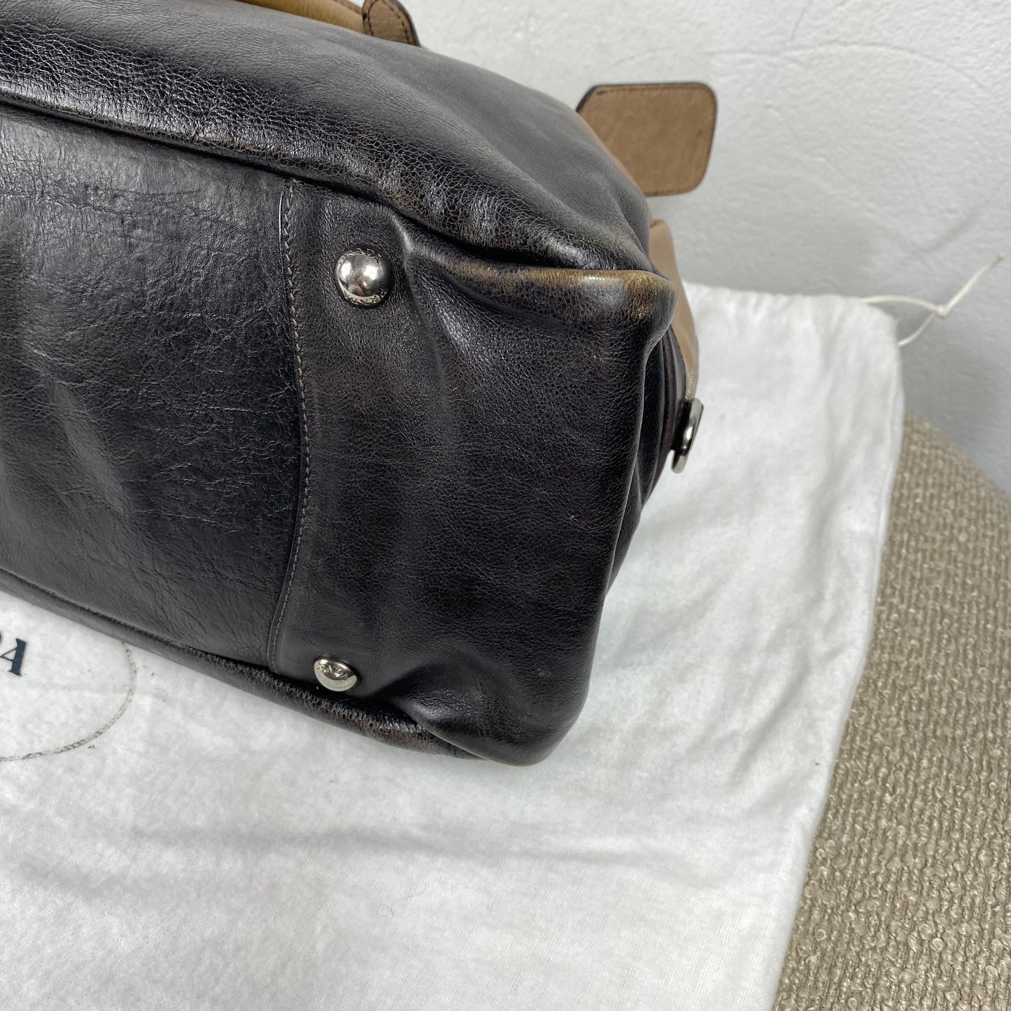 Prada Ombré Tasche – Braun / Schwarz