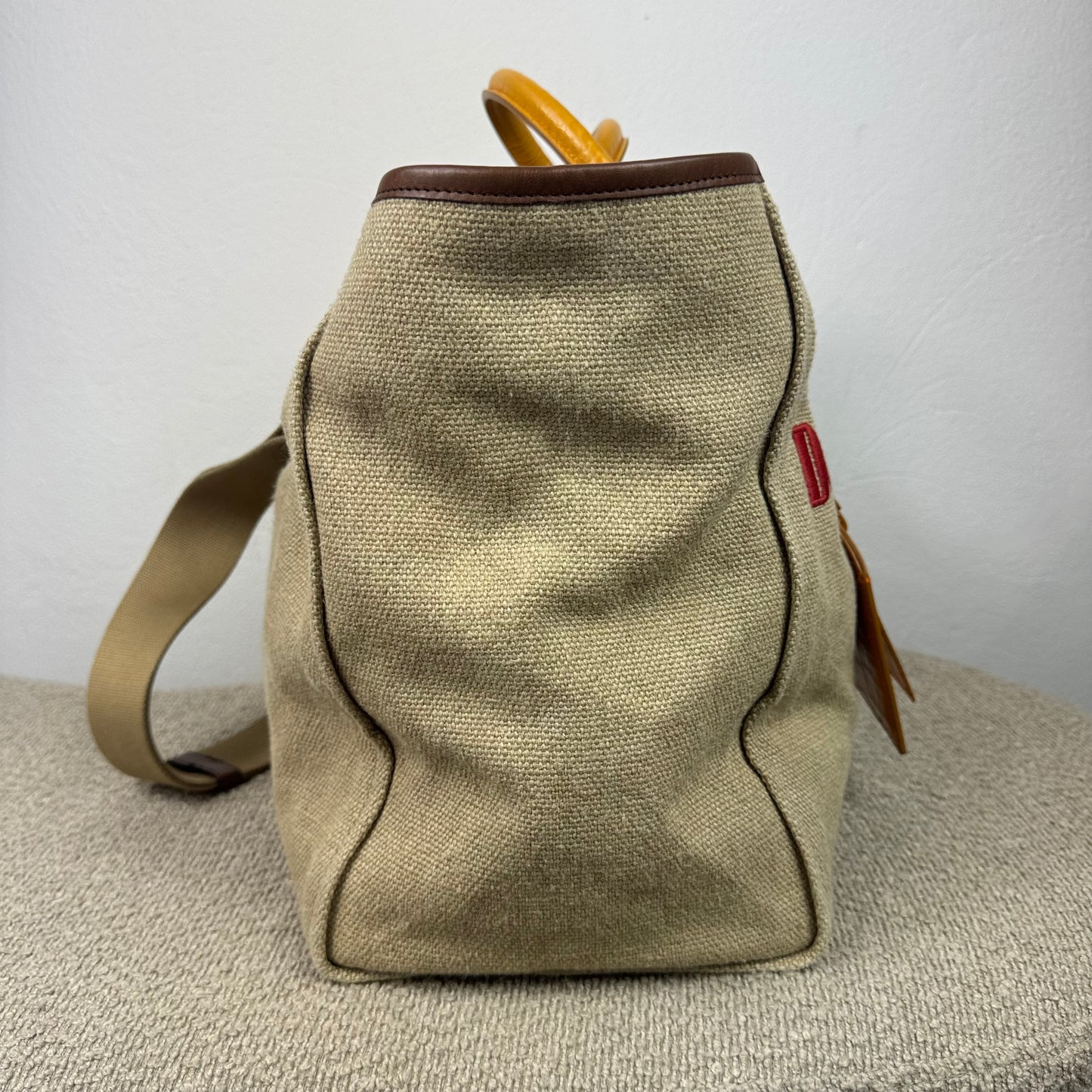 Dolce & Gabbana Milano Tote Bag mit Schulterriemen – Beige