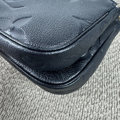 Louis Vuitton Multi Pochette Accessoires – Monogram Empreinte Noir