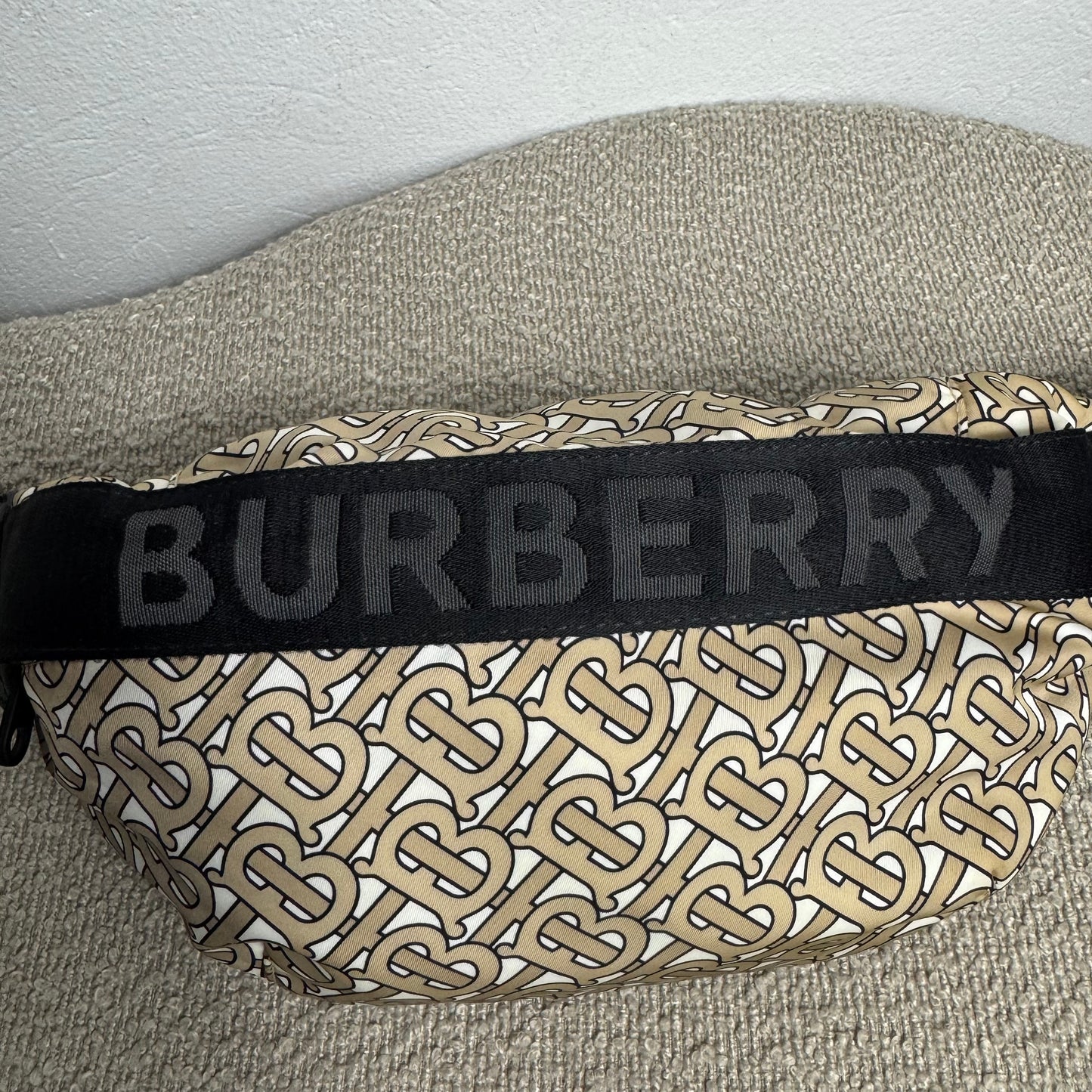 Burberry Monogram Print Nylon Bum Bag