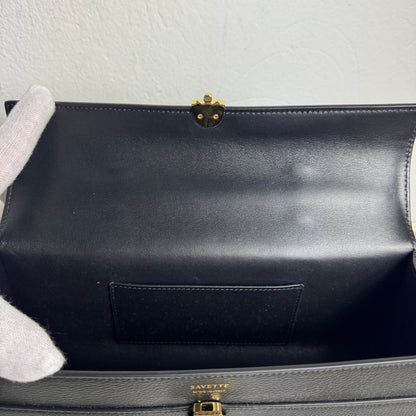 Savette "Symmetry Slim" Pochette Schwarz