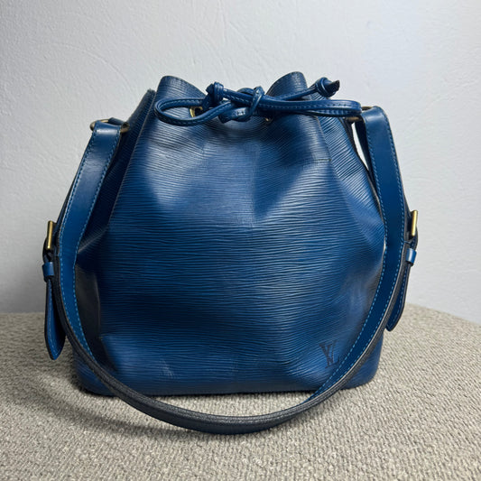 Louis Vuitton Sac Noé Petit – Epi Leder Blau