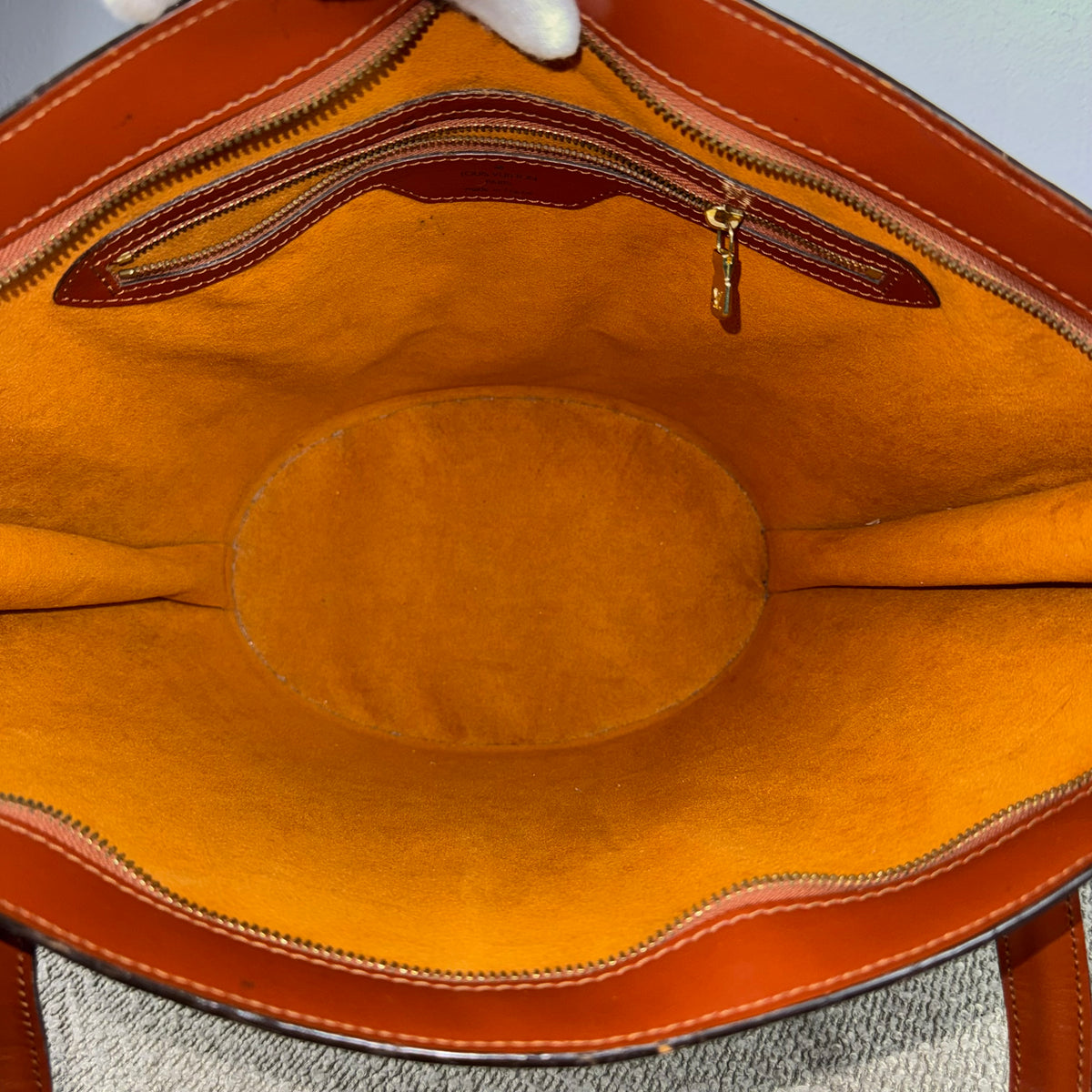 Louis Vuitton Saint Jacques – Epi Leder Braun