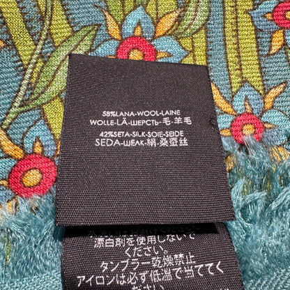 Gucci Archival „Flora“ Floral Seidenmischungs-Schal