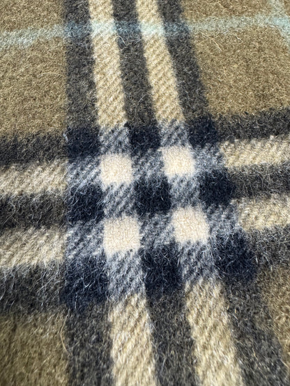 Écharpe Burberry kaki – 100 % cachemire