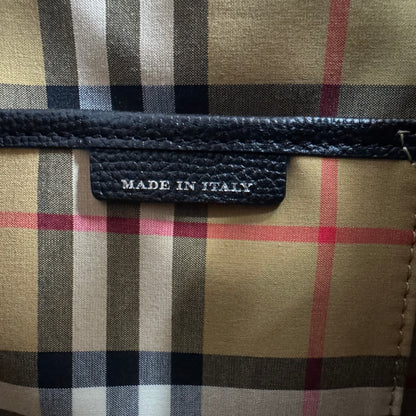 Burberry Banner Bag Grainy Calfskin Schwarz