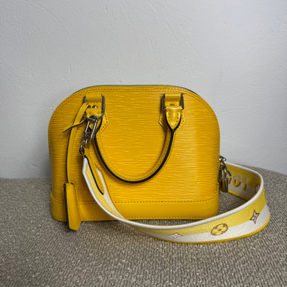 Louis Vuitton Alma BB Epi Leder Gelb