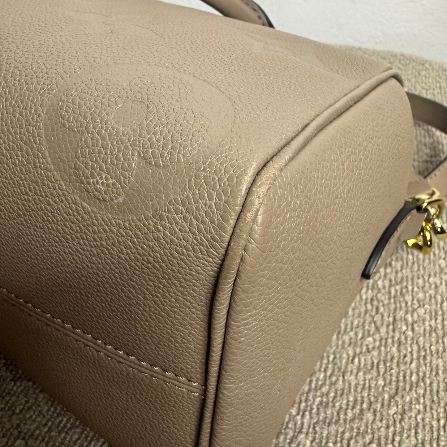 Louis Vuitton Speedy 25 Empreinte Leder Taupe