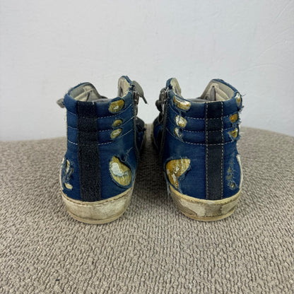 Golden Goose High-Top Sneaker – Blau/Schwarz – Größe 38