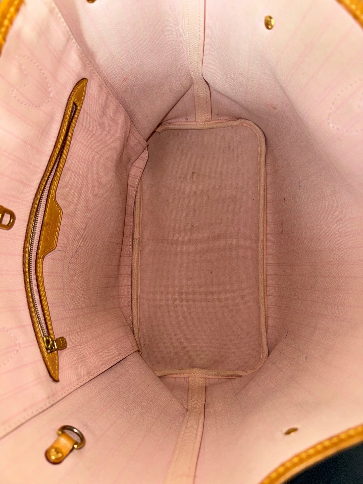 Louis Vuitton Neverfull MM – Damier Azur mit Pochette