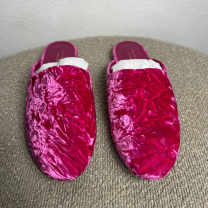 Dries Van Noten Pantoletten aus Samt Gr. 39,5