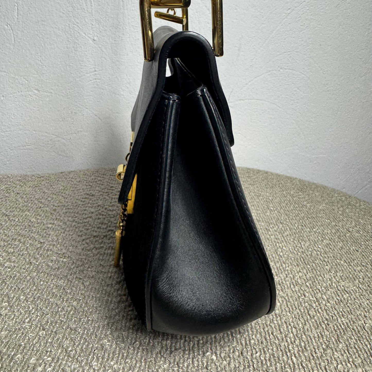 Sac porté épaule moyen Chloé Drew noir