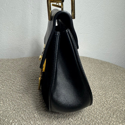 Sac porté épaule moyen Chloé Drew noir