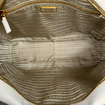 Prada Saffiano Lux Tote Bag weiß