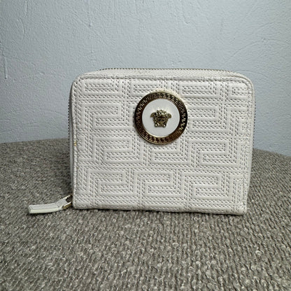 Versace Medusa Nappa Geldbeutel – Weiß