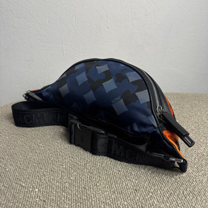 MCM Nylon Belt Bag Camouflage Orange