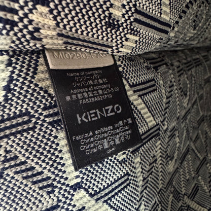 Kenzo All-Over Logo Knit Tote Shopper Bag