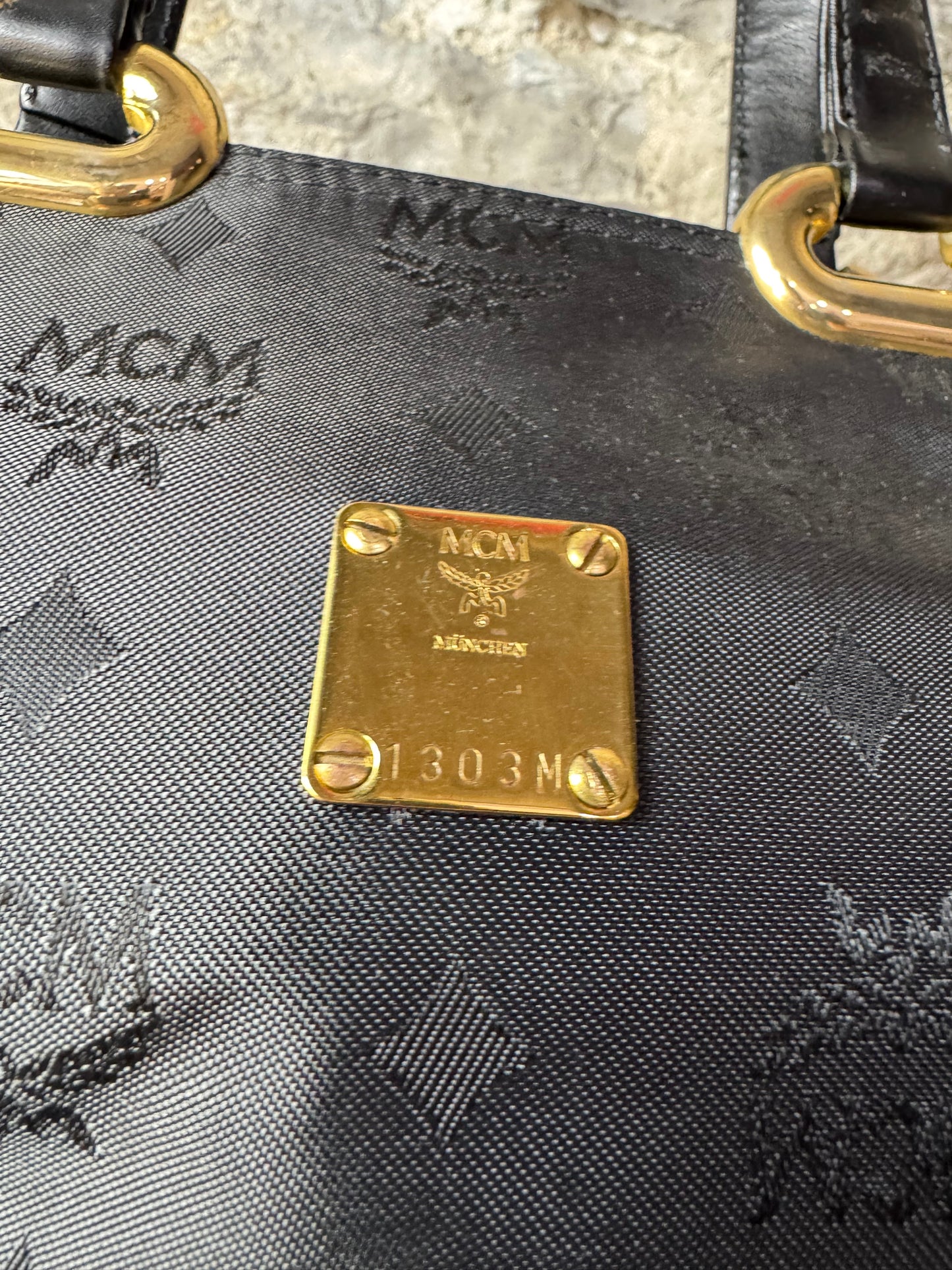 MCM Mini Handtasche – Schwarz