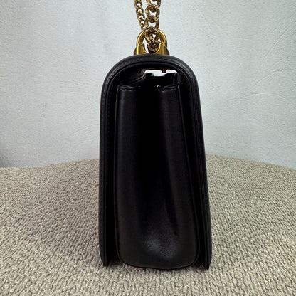 Dolce & Gabbana Devotion Flap Bag Medium – Schwarz